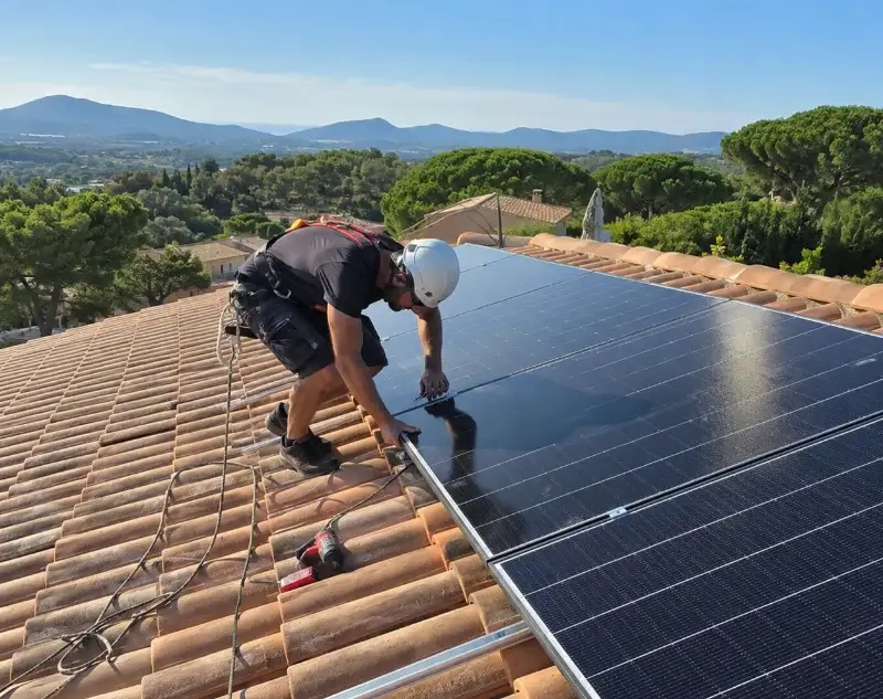 Installateur panneaux solaires Brécé — pose photovoltaïque sur toiture