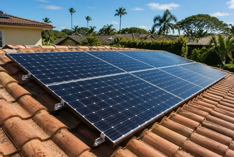 Installation de panneaux solaires à Brécé